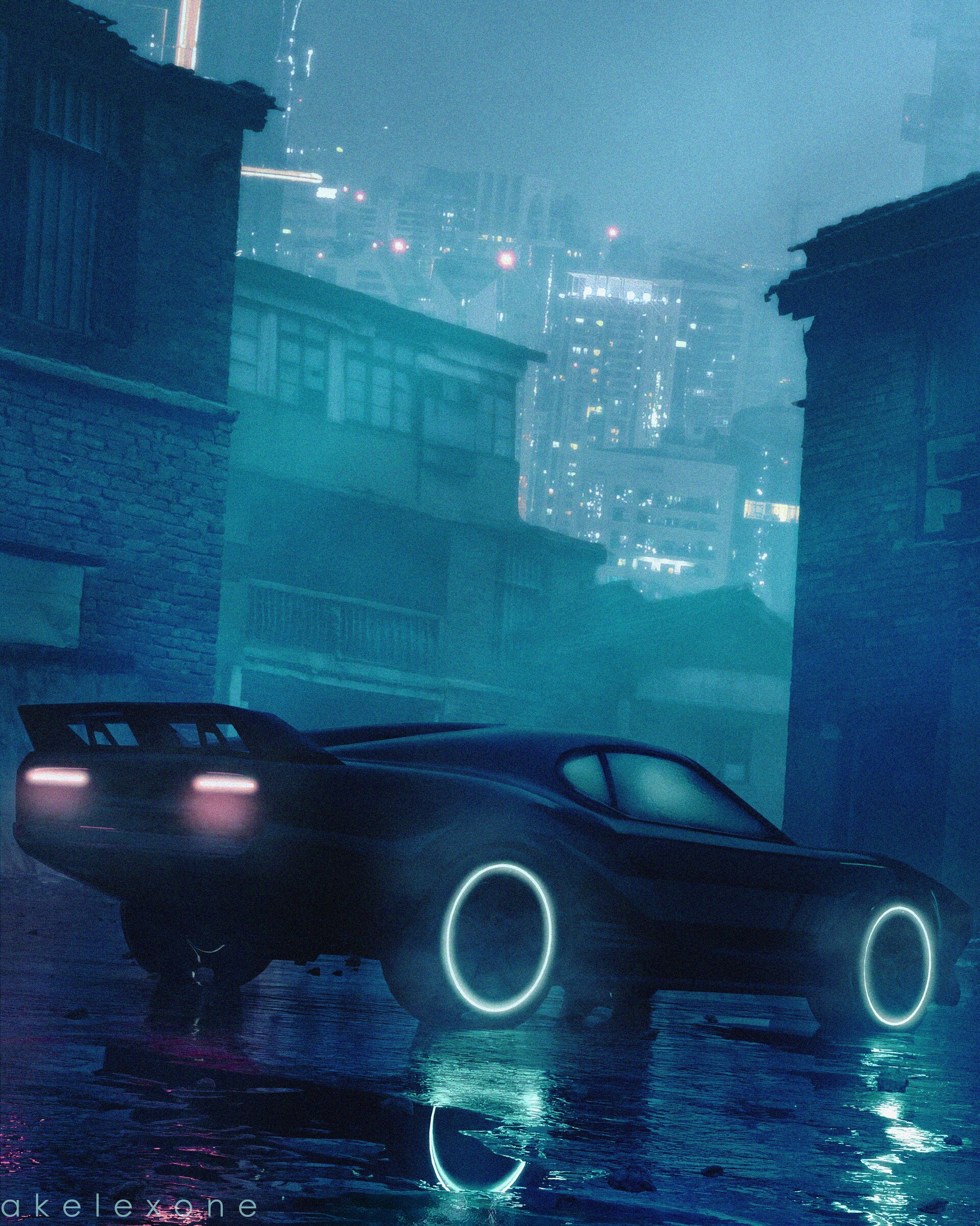 Nightrider — Retro-Futuristic Cover